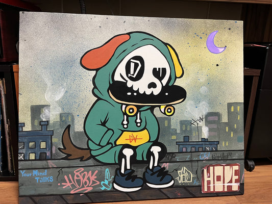 silent HOPE ハンドペイント原画